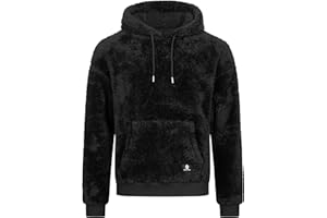 Höhenhorn Bärg Hoodie Teddyfleece Herren Kapuzen Pullover Hoody Sweatshirt