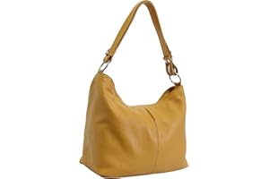 AMBRA Moda Sac à main en cuir pour femme, sac porté épaule GL005