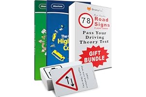 2025 Driving Theory Test Kit: Includes The Official Highway Code 2025 Book UK, Know Your Traffic Signs Book & 78 Road Signs Flash Cards. 16th, 17th, 18th Birthday Gifts for Teenagers Girls & Boys