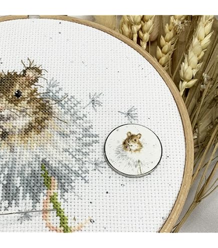 Bothy Threads Kit Punto Croce 'Pavone' | Con Tela Aida Zweigart 14ct, Cotoni E Schema | Dimensioni Finali 33x33 Cm
