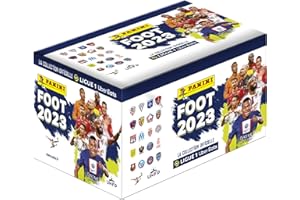Panini Foot Championnat de France Ligue 1 Uber Eats Boite de 100 Pochettes Stickers Saison 2022 2023, 004374BOX100O