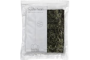 Emma Basic - South Korean Seaweed Sushi Nori 50 full sheets | Young & Crunchy | High Protein | High Fibre