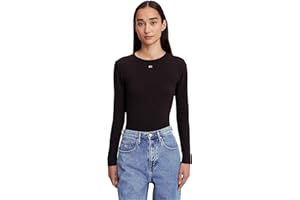 Tommy Jeans Topy z dzianiny L/S Kobiety Tjw Bby Essential Rib Ls