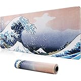 HoYiXi Gaming Mouse Pad Extended Large Computer Keyboard Mouse Mat Desk Pad Soft Smooth Surface and Anti-Slip Rubber Base Wat