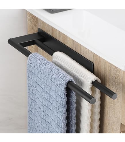 Ronde Handdoekhouder Met één Arm Voor Wandmontage Zonder Boren Eenvoudig Te Installeren