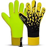 EFAH SPORTS Goalkeeper Gloves for Kids and Youth, Football Strong Grip | football gloves strong grip palm