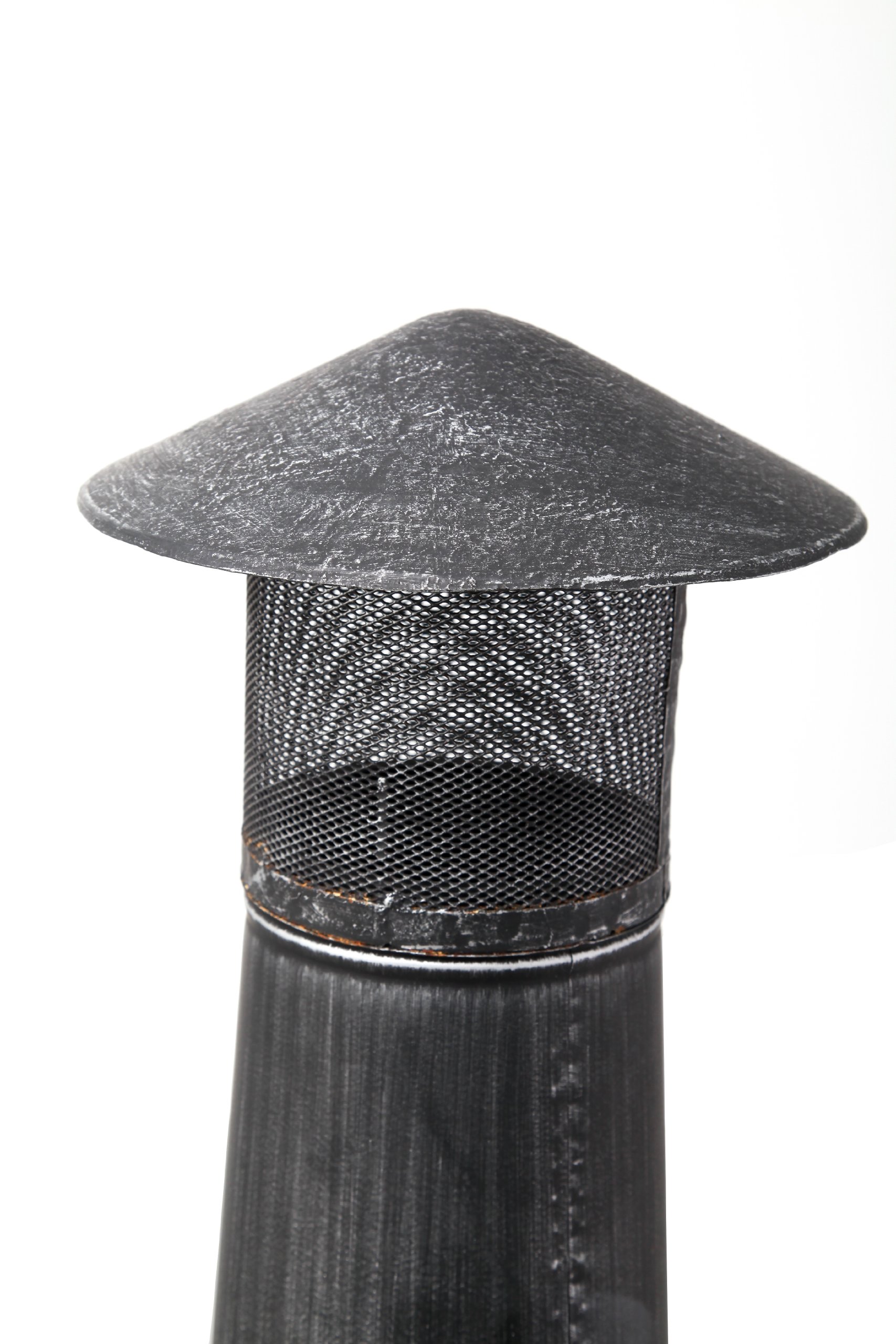 tepro Guss-Feuerstelle Jacksonville, schwarz/grau (52 x 52 x 140 cm) – Bild 8