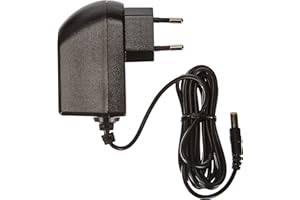 PremiumCord Alimentatore Universale 230V / 48V / 0,5A, Alimentatore AC/DC, Adattatore di Alimentazione per Router e Altri Dispositivi, Spina di Uscita da 5,5mm / 2,1mm, Nero, Lunghezza Cavo 1,8m