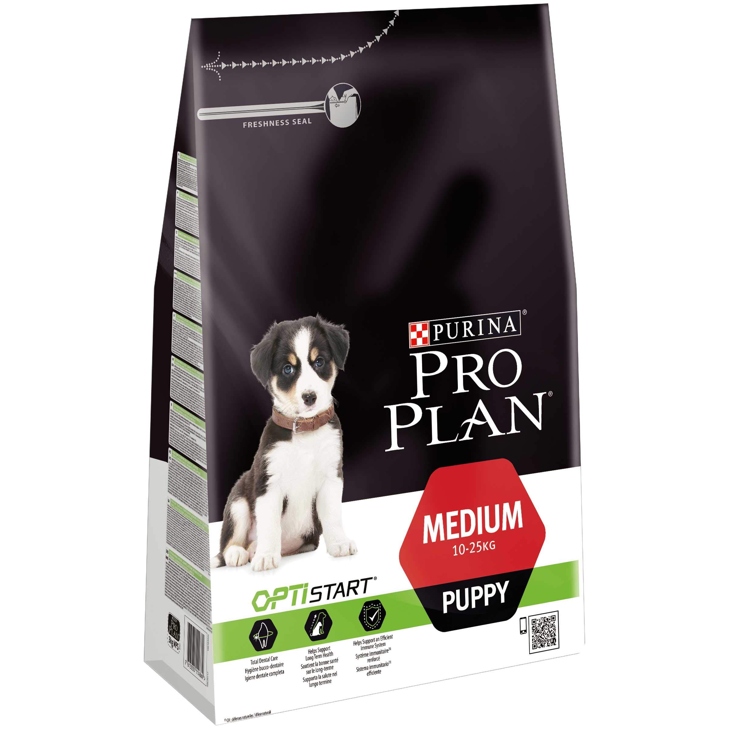 PRO PLAN DOG Puppy Medium Dry Dog Food Chicken 3 kg