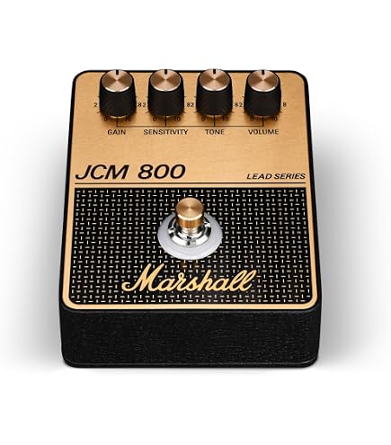 Marshall JVM Overdrive/Distortion Pedal - Black and Gold : Amazon