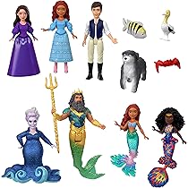 リトルマーメイド ドールセット　アリエル　トリトン　ヴァネッサ エリック MATTEL Disney The Little Mermaid Ariel, King Triton & Ursula