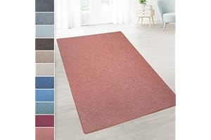 ‎CASA PURA casa pura Teppich Läufer London - Meterware - Teppichläufer für Wohnzimmer, Flur, Küche - Flacher Schlingenflor (Terra - 66x150 cm)