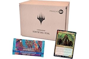 Magic The Gathering Deck Commander Commander Légendes : la Bataille de la Porte de Baldur – Sortie de L'exil, Version à L'emballage Minimaliste (Version Française) D10181010 Multicolore