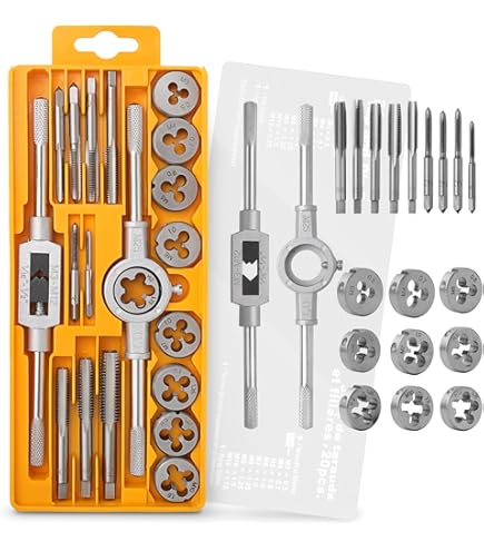 Projahn Gewindeschneid-Set M3-M12 44-teilig HSS-G – Bohrer + Gewindeschneider In Einem Satz