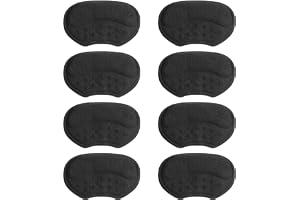 JYYWTSI 4 stycken hälkuddar, 3 mm 6 mm hälskydd för stora skor, självhäftande halkskydd stoppning mot bubblor friktion för kvinnor män sneakers pumps läderskor