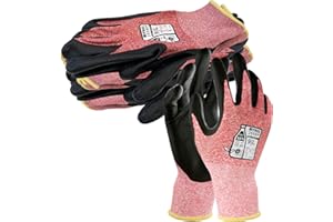 NITREX 255RP 5 Paia Di Guanti da Lavoro per Uso Generico – Rivestimento in PU a Base d’Acqua – Touchscreen – Guanti Protettivi per Uso Industriale e Meccanico – Taglia 11 (XXL)