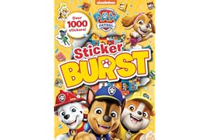 ALLIGATOR - Paw Patrol Sticker Burst, Sticker Book, Paw Patrol Stickers, Paw Patrol Stickers and Colouring, Sticker Activity Books, Reusable Stickers For Book
