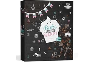‎BOXILAND Adventskalender Backen mit 24 besonderen Zutaten zum Backen I Frauen Männer Adventskalender 2024