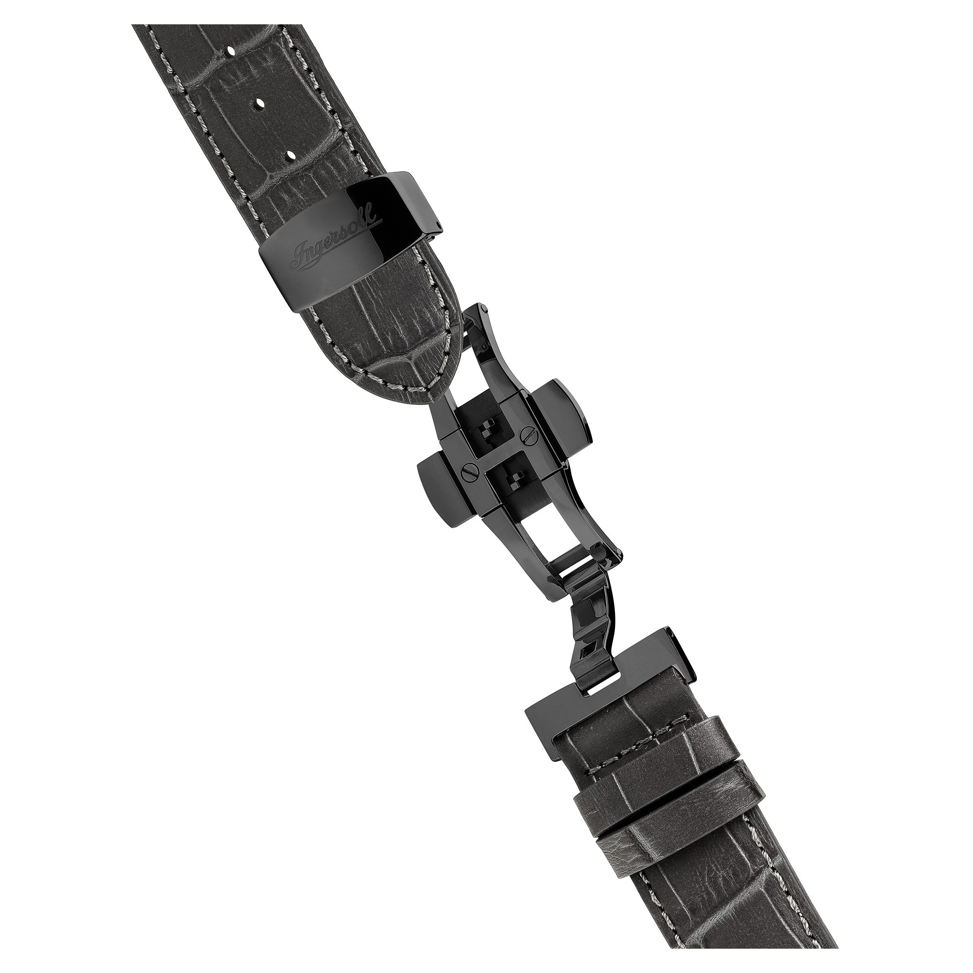 Ingersoll Herren Analog Quarz Uhr mit Leder Armband I01201 – Bild 7