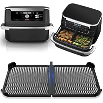 Grille Anti-projection Pour Air Fryer Ninja 10,4L - Silicone Réutilisable, Facile à Nettoyer