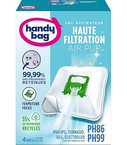 Zz-clan Trisa Sacchetti Aspirapolvere Trisa - Confezione Da 10 Per - Foto 2