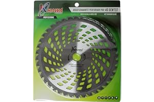 Kawapower KW00541 Disco Cuchilla de Widia Pro con 40 Puntas para desbrozadora