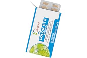 ‎VIHADO Vihado Colon Express Kur – pflanzliche Darm Kapseln mit Löwenzahn, Flohsamenschalen-Pulver und Grüner Tee Extrakt – bewährte Pflanzenstoffe – natürlich und vegan – 30 Kapseln
