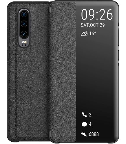 Coque Originale Huawei Smart View Flip Cover Noire Pour Huawei P20 - Emballage Ouvert, Jamais Utilisée