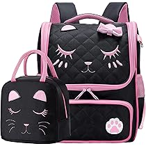 Zaino da uomo con motivo di molti gatti, per scuola, escursioni, viaggi, borsa per la scuola per le donne, Multicolore, 29.4x20x40 cm/11.5x8x16 inches