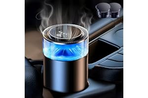 TOWONSHY Diffuseur de Parfum pour Voiture Inspiré des Chutes d'eau 2025, avec 2 Parfums Français (Cologne & Marines), Auto ON/OFF, Nébuliseur à Ultrasons, 4 Modes, YWK-1