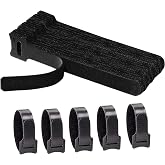 Storite 50 Piece Cable Organizer Hook & Loop Tape-Wire/...
