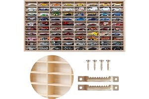 Dekoralove Träorganisatör 80 x 40 cm för lådor kompatibel med Hot Wheels smycken, träförvaringsfack