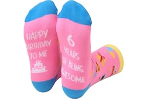 NOEMIN Birthday Gifts for Girls - 5 6 7 8 9 10 11 12 13 18 21 Year Old Teenage Socks Presents