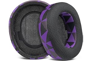 SOULWIT Nät Öronkuddar för Arctis Nova Pro Wireless/Nova Elite - Lila