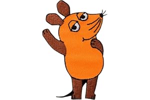 Mono-Quick GmbH Applikationen - Kids and Hits - aufbügelbar Sendung mit der Maus Maus ca. 6,0x9,5 cm farbig