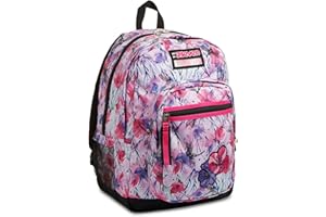 Seven Zaino Scuola Freethink, Rosa, Zaino Doppio Scomparto, Tasca Frontale e Tasca Porta Borraccia, Zaino Medie e Superiori, Bambina Ragazza