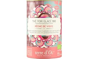 Terre d'Oc Thé Noir Glacé Pêche de Vigne Bio 100 g
