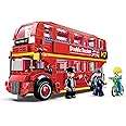 Sluban London Bus Building Blocks Kit for Kids - Creative Construction Set with 382 Pieces Educational STEM Toy, BIS Certified Building Kit and Gifts for 6+ Year Old Boy or Girl