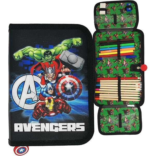 Cerdá Spider-Man Federmappe 3-fach – Offizielle Marvel-Lizenz, Aus Polyester, Für Schule & Freizeit