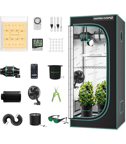 Grow Box Cultibox Light 120x120x200 Cm - Tendaggio Coltivazione Indoor, Nero