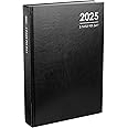 2026 Desk Diary Agenda Planner | Black Traditional Leather - View #4