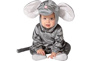Atosa Disfraz Raton Unisex Bebé Gris