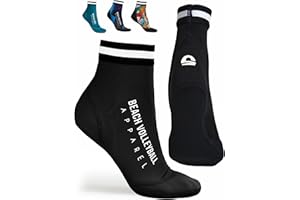 Momevo Beachmates Beachvolleyball Socken - schützende Beachsocken aus Neopren und Elasthan - idealer Kälte und Hitzeschutz