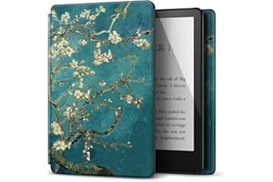 TNP PRODUCTS TNP Etui ochronne do Kindle Paperwhite 2021 6,8 cala 11 generacji/Kindle Paperwhite 2021 Signature Edition, pokrowiec i etui do czytnika Kindle Paperwhite , kolor kwiatu migdałowego