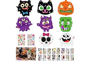 KOIROI Manualidades Halloween Para Niños, Kit de Manualidades de Calabaza Halloween, Calabazas Decorativas Halloween, Manualidades de Calabaza de Halloween Kit para Decoración de Manualidades Niños
