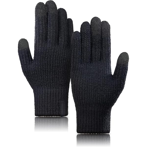 Lot De 4 Paires De Gants D'hiver Tactiles - Chauffants, Antidérapants, Utilisables Avec Smartphone - Pour Homme Et Femme