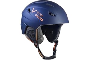 BLACK CREVICE Casque de Ski Streif I Casque de Ski Antichoc Design Sportif différentes Couleurs I Casque de Ski Hommes & Femmes I Casque de Snowboard I Casque Respirant I Taille réglable