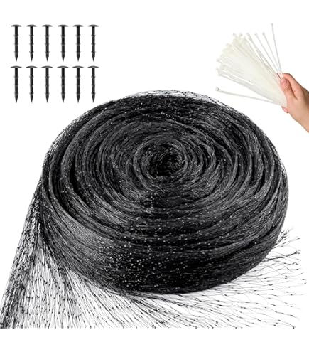 Filet Anti Insecte, 3 × 6 Mètres Filet Anti Oiseaux, Filet