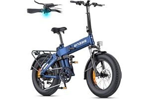 ENGWE Bicicletta Elettrica Pieghevole, Batteria 48V 15Ah Fino A 130 km, Sensore Di Coppia E Design Pieghevole Con Freni Idraulici E App Per Ogni Terreno, ENGINE PRO 3.0 BOOST