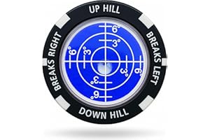 Fraser Fitness Golf Green Reader Level Ball Marker with High Precision Putting Green Reading Aid | Level Head Golf Marker With Bubble Level Golf Secret Santa| True Aim Ball Marker